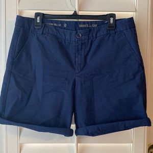 Gap Boyfriend Roll-Up Khakis by Gap Size 10 navy blue